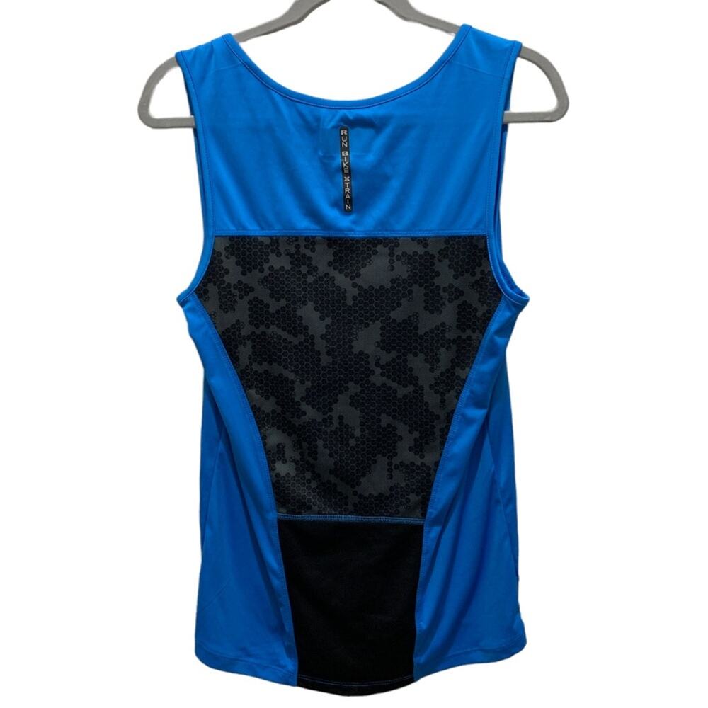 RBX performance tank bike top blue with black printed pattern insert small - Picture 4 of 7